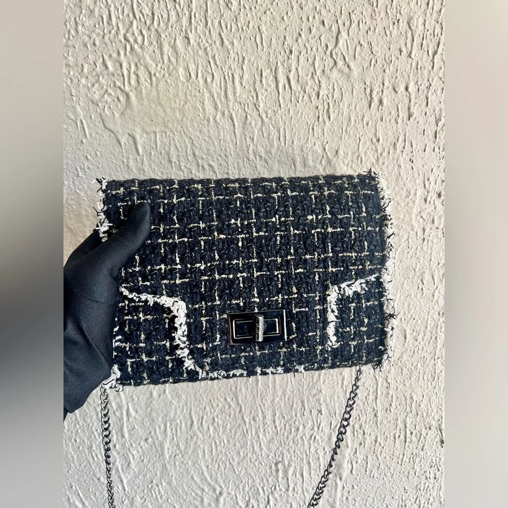 Tweed Crossbody Bag